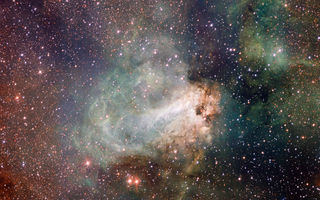 Messier 17, VST, Omegaþokan, Svansþokan, Bogmaðurinn