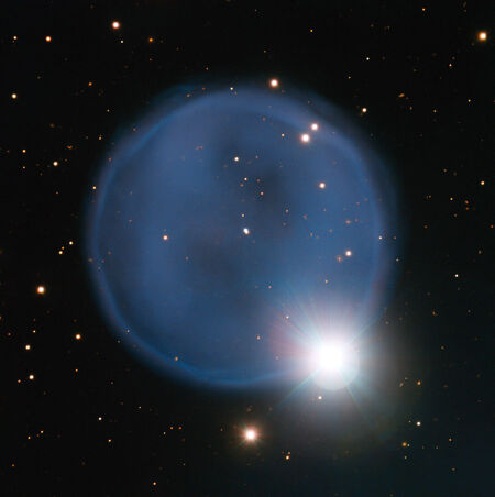 Hringþokan Abell 33 á mynd Very Large Telescope ESO