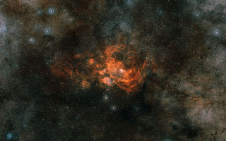 NGC 6357, Humarþokan, geimþoka