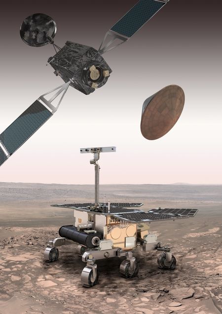 ExoMars Mars-áætlun ESA samanstendur af tveimur leiðöngrum árin 2016 og 2018