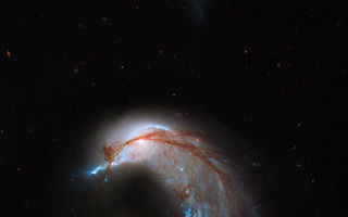 Arp 142, NGC 2936, vetrarbrautir, samruni vetrarbrauta