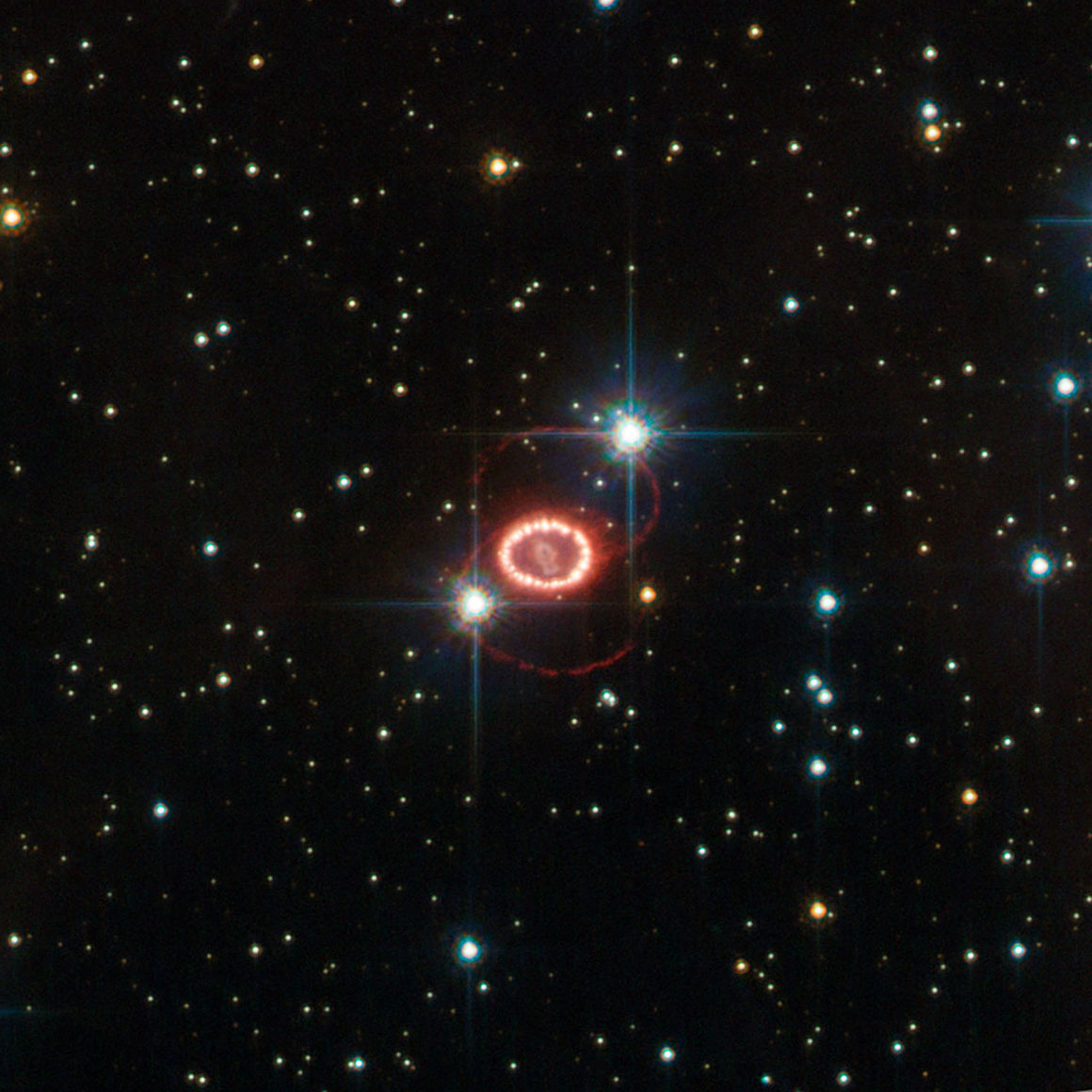 SN 1987a, Sprengistjarna, Stóra Magellan skýið, LMC,