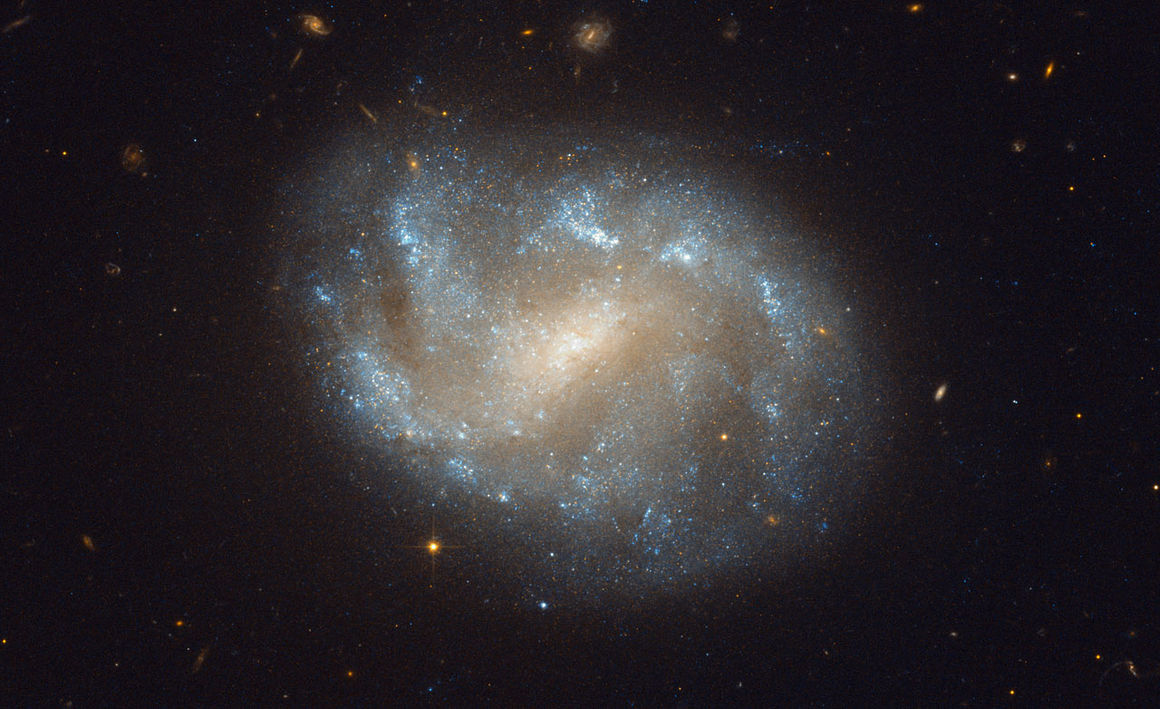 NGC 1483, Höfrungurinn, Dorado, Bjálkaþyrilvetrarbraut