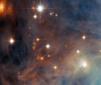 Messier 43, M43, NGC 1682, þoka De Mairans, Óríon