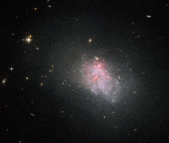 NGC 3738, dvergvetrarbraut, stjörnumyndun, óregluleg vetrarbraut