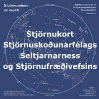 Stjörnukort Stjörnuskoðunarfélags Seltjarnarness og Stjörnufræðivefsins