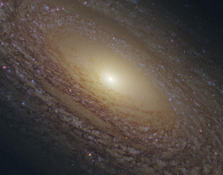 NGC 2841, þyrilþoka, þyrilvetrarbraut, Hubblessjónaukinn