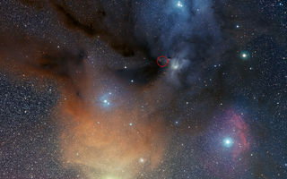 Rho Ophiuchi, ró í Naðurvalda, stjörnumyndunarsvæði, Antares