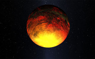 Sýn listamanns á Kepler-10b