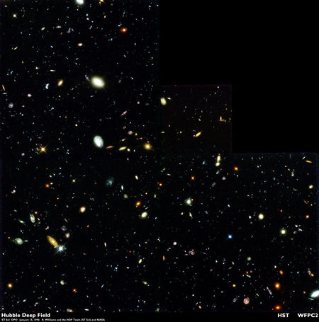 Hubble Deep Field North. Mynd: Robert Williams og Hubble Deep Field Team (STScI) og NASA/ESA