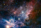 NGC 3342, Kjalarþokan, innrauð mynd