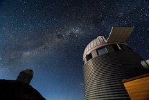 3,6 metra sjónauki ESO í La Silla stjörnustöðinni í Chile.