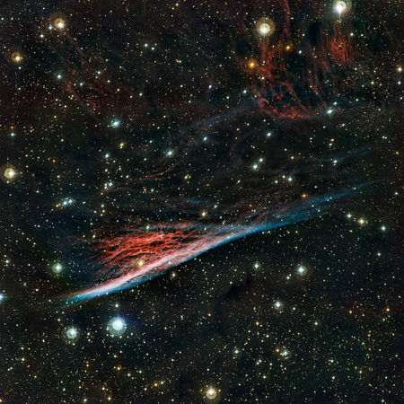 Blýantsþokan, NGC 2736, sprengistjörnuleif, geimþoka