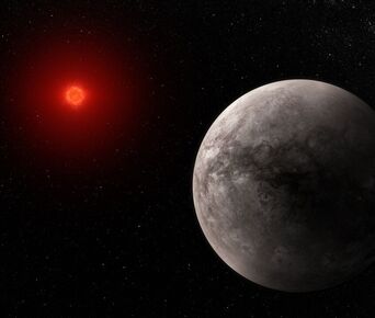Teikning af TRAPPIST-1 b