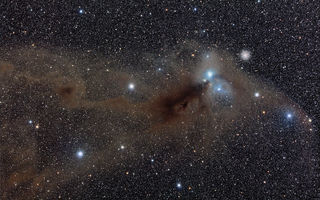 R Coronae Australis, Suðurkórónan, endurskinsþokan
