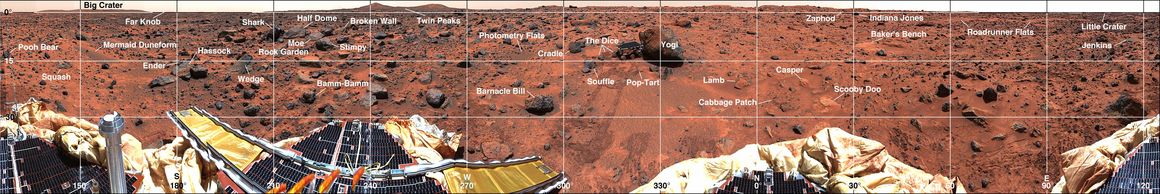 Mars Pathfinder, Sojourner, Mars, Ares Vallis