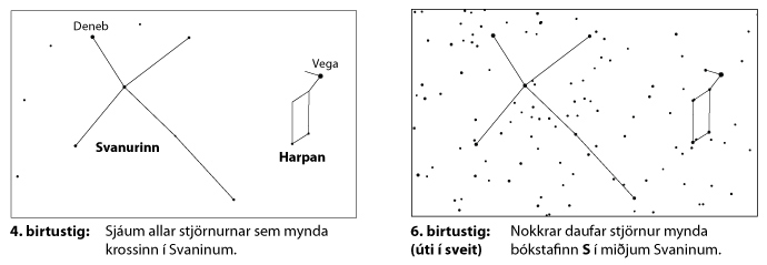 Fjöldi stjarna í Svaninum