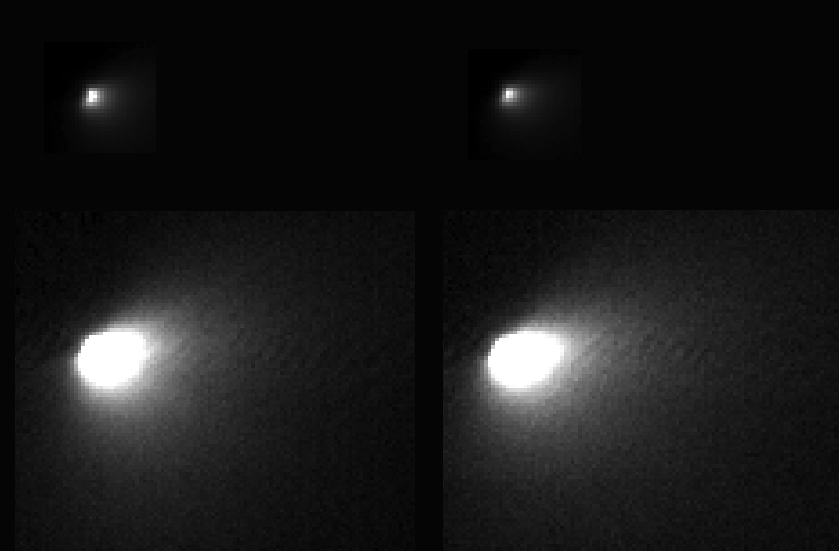 Halastjarnan Siding Spring á mynd HiRISE myndavélarinnar í Mars Reconnaissance Orbiter
