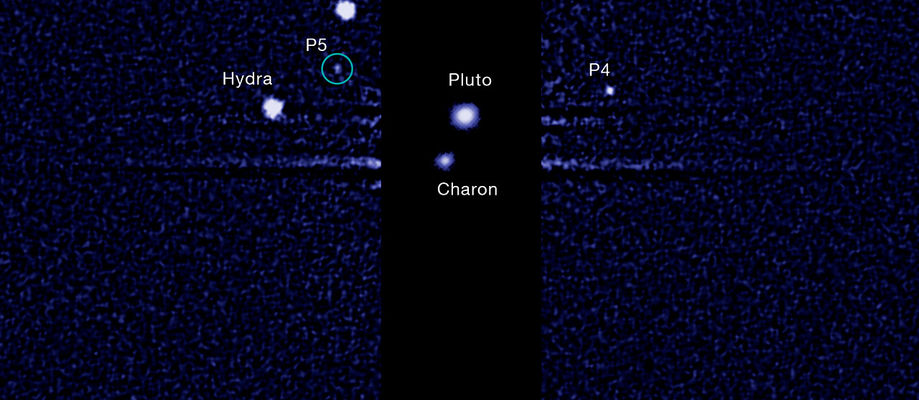 Plútó, dvergreikistjarna, tungl, P5