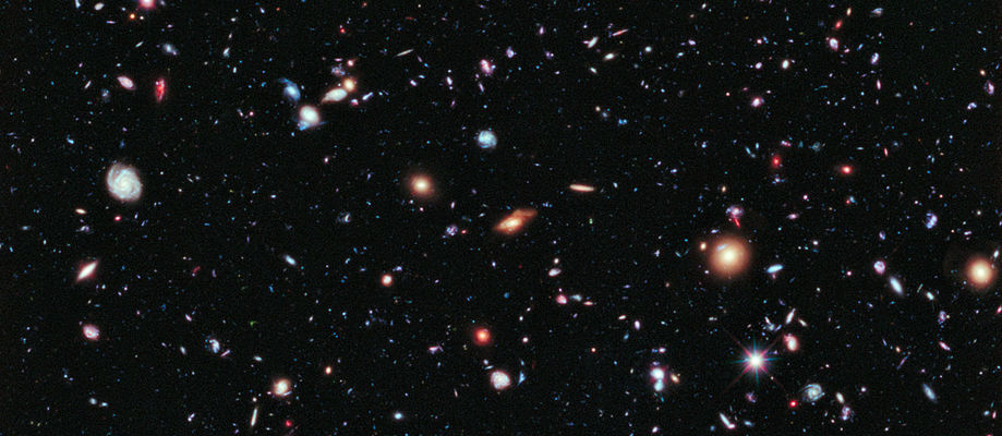 Hubble Extreme Deep Field, djúpmynd Hubbles, vetrarbrautir