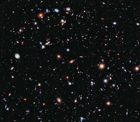 Hubble Extreme Deep Field, djúpmynd Hubbles, vetrarbrautir