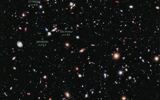 Hubble eXtreme Deep Field, vetrarbrautir