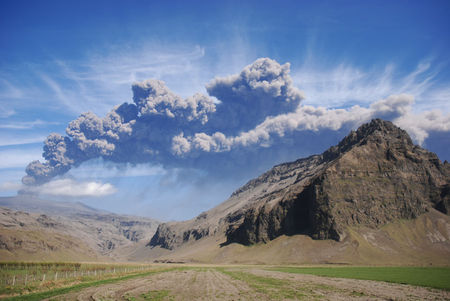 Eyjafjallajökull, eldgos, gjóska