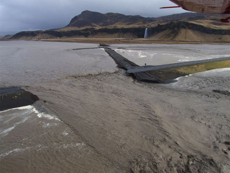 jökulhlaup, markarfljót, Eyjafjallajökull