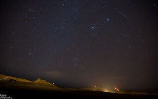 Geminítar, Vestmannaeyjar, stjörnuhrap, loftsteinahrap