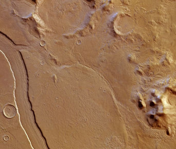 Reull Vallis, árfarvegur, Mars
