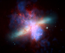 Messier 82, hrinuvetrarbraut, Stóribjörn