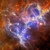 Arnarþokan, Messier 16, Herschel geimsjónaukinn