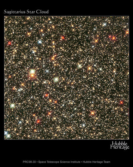 Messier 24, stjörnuský, bogmannsskýið