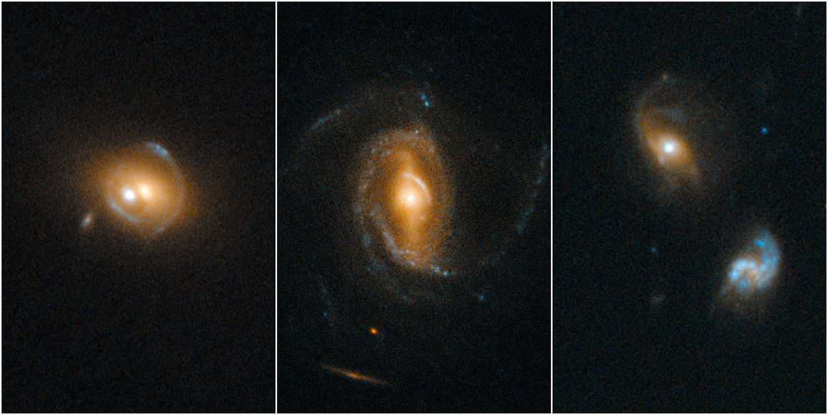 Dulstirni, SDSS J0919+2720, SDSS J1005+4016, SDSS J0827+5224, Hýsilvetrarbraut, Þyngdarlinsa