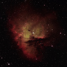 NGC 281, ljómþoka, Pacmanþokan