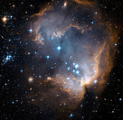 NGC 602, lausþyrping, Túkaninn, Litla Magellansskýið