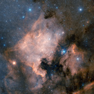 Norður Ameríkuþokan, NGC 7000, ljómþoka