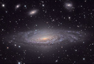 NGC 7331, þyrilvetrarbraut, vetrarbraut