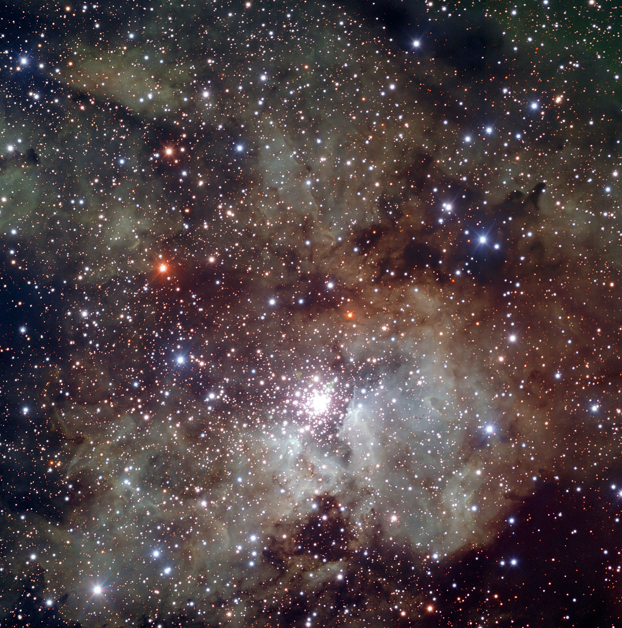 NGC 3603 Stjörnufræðivefurinn