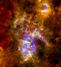 Kjalarþokan, Carina nebula, NGC 3372, Eta Carinae