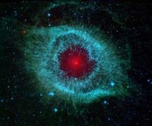 Helix nebula, Gormþokan, NGC 7293, Spitzer geimsjónaukinn