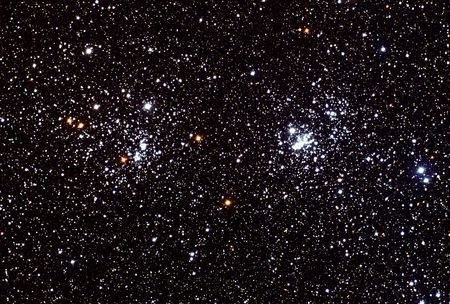 NGC 884, NGC 869, Double cluster, Perseifur, stjörnuþyrpingar
