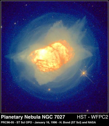 NGC 7027, hringþok