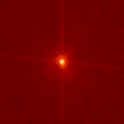 Dvergreikistjarnan Makemake. Mynd: NASA/ESA