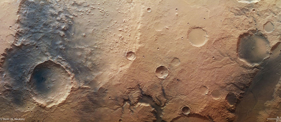 Amenthes Planum, Mars, Mars Express.