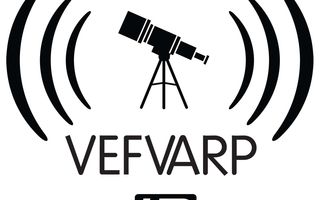 Sjónaukinn, lógó, vefvarp, podcast