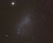 Litla Megellanskýið og kúluþyrpingarinar 47 Tucanae og NGC 362